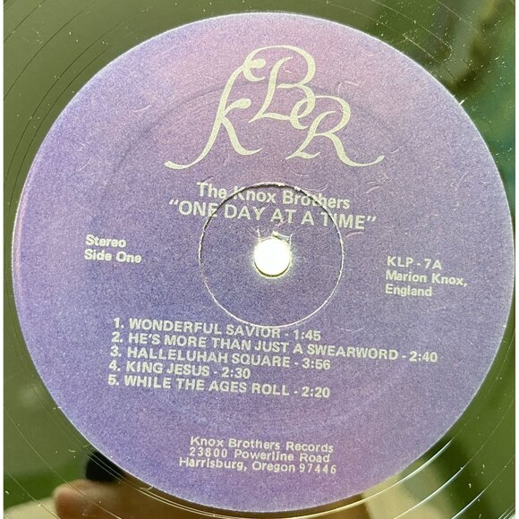 The Knox Brothers One Day At A Time Vinyl LP Religious Gospel Oregon Christian - Picture 2 of 6